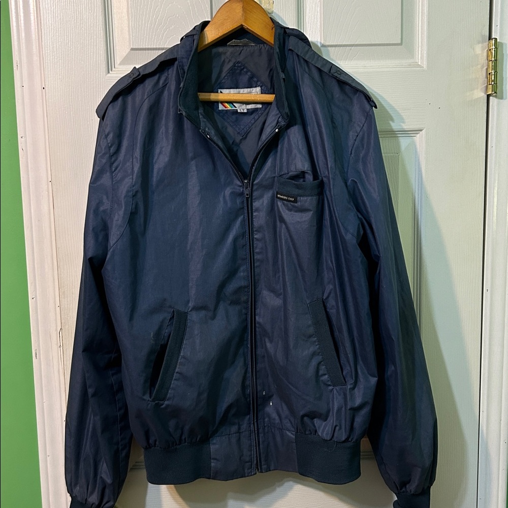 Vintage 90’s Members Only Jacket Gray Mens LT